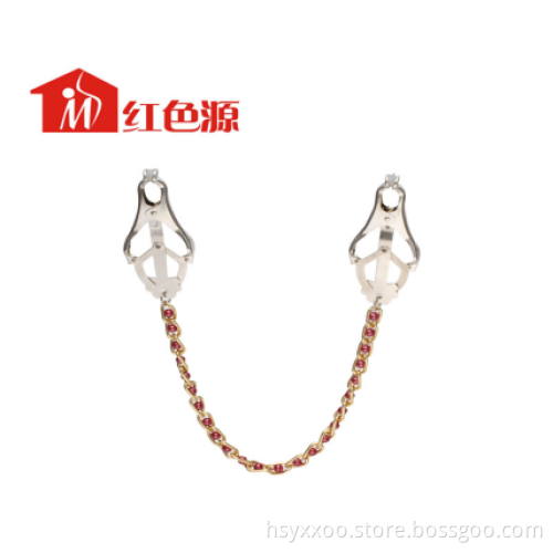 Sexy toy Couple Pleasure Erotic Nipple And Clit Clamps Bondage And Fetish for Man or women Amusement